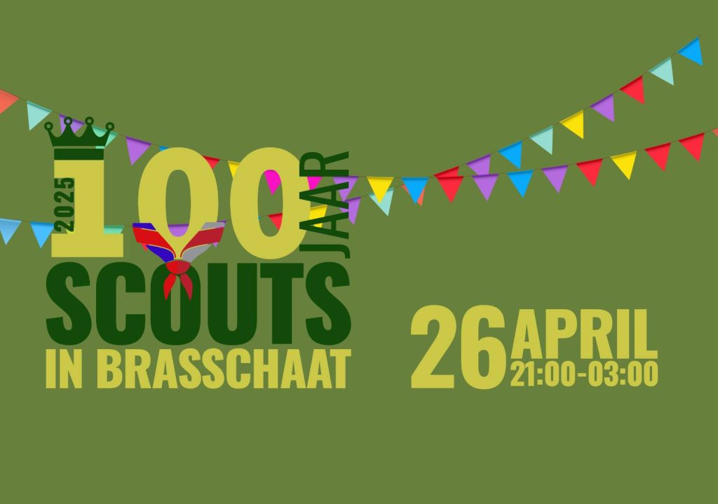 26 april 2025: 100 jaar scouts Brasschaat Stille Meeuw 26 april 2025: 100 jaar scouts Brasschaat