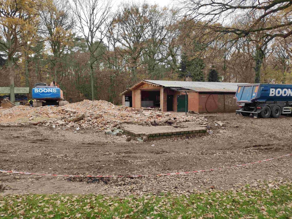 Stille Meeuw 1 december 2025: Afbraak oud lokaal