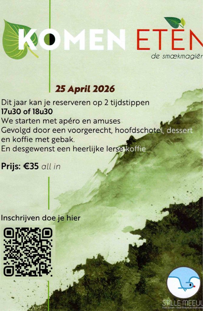 Stille Meeuw 25 april 2026: Komen eten